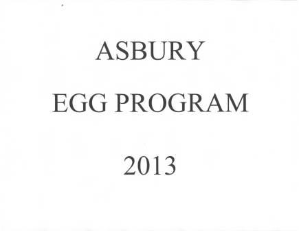 Asbury Egg program 2013