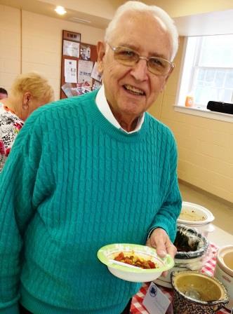 Ralph, back healthy and enjoying with a smile